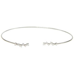 Diamond Abstract Row Bangle