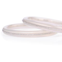 Diamond Agate Bracelet Pair