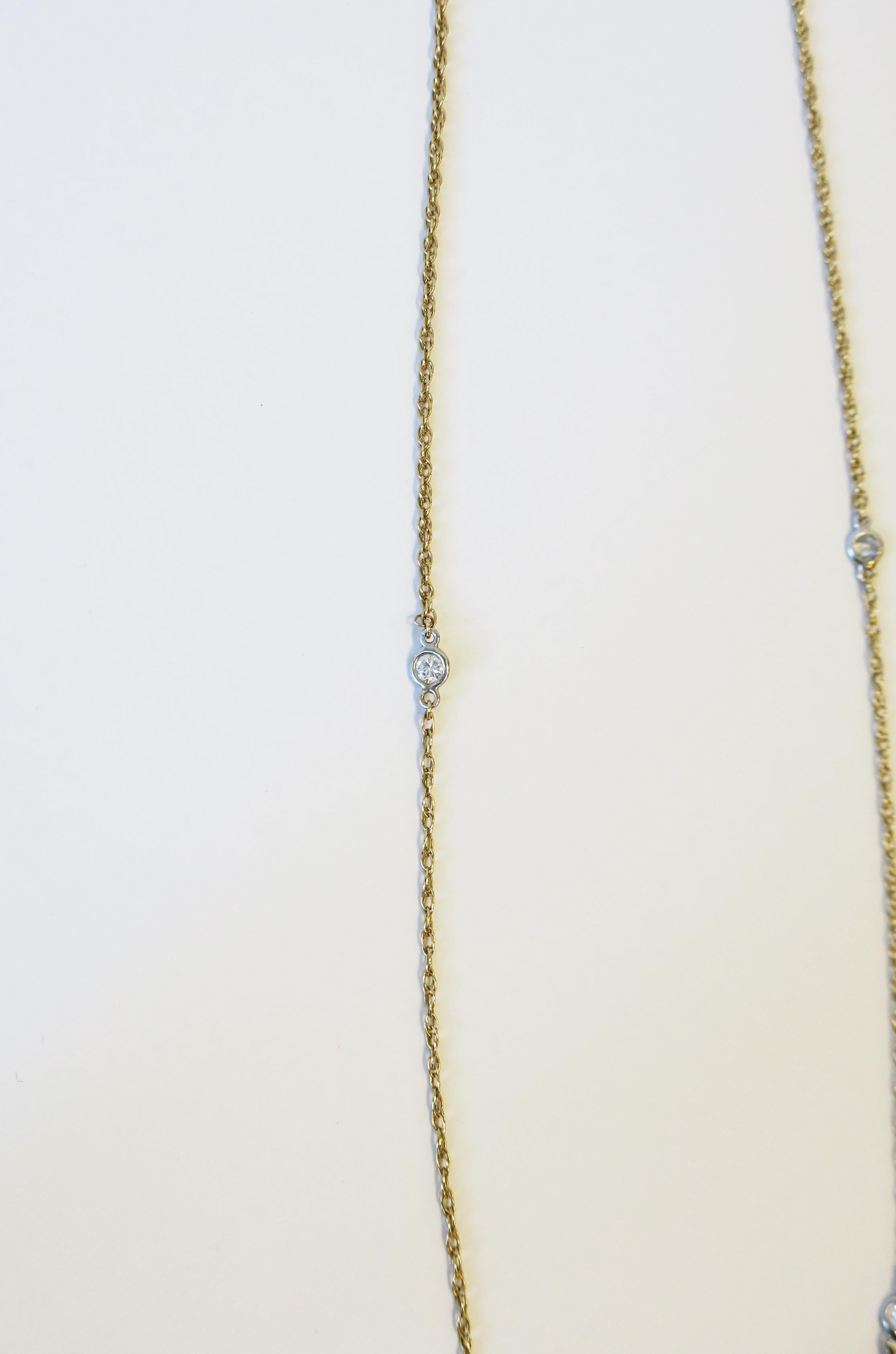 Diamonds By The Yard and 14-Karat Gold Necklace  3