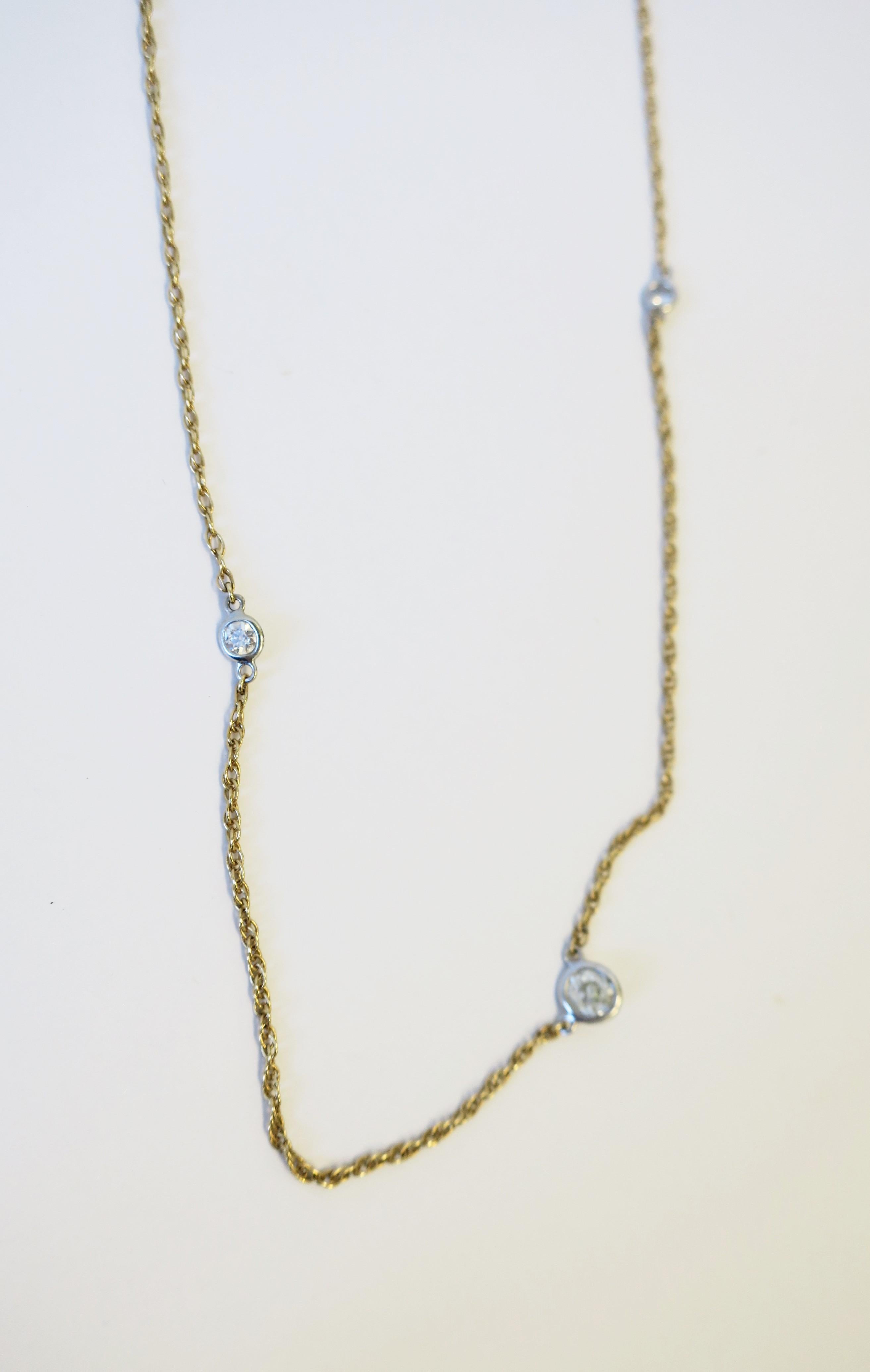 Diamonds By The Yard and 14-Karat Gold Necklace  4