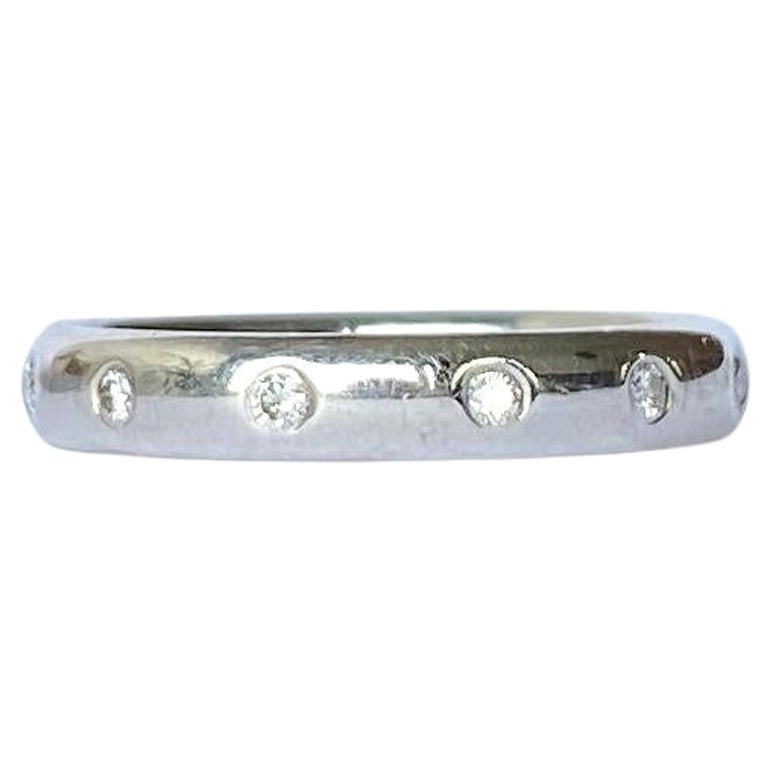 Diamant- und 18 Karat Weißgold-Ring