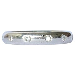 Diamant- und 18 Karat Weißgold-Ring
