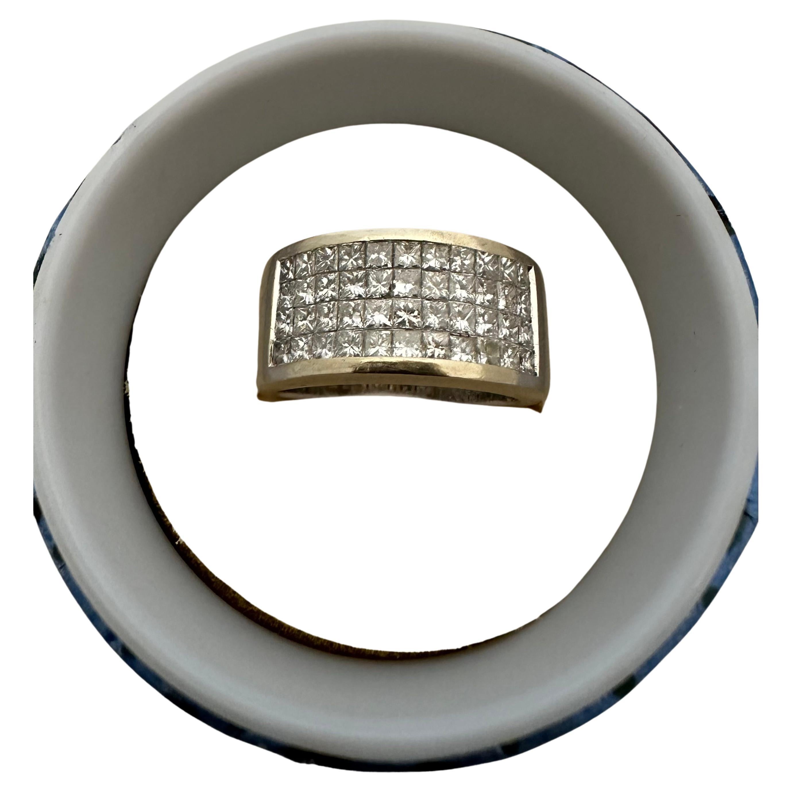Diamant und 18K Gold Band