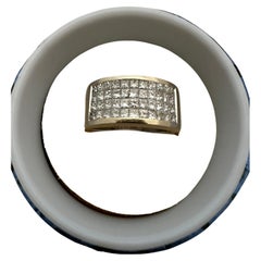 Diamant und 18K Gold Band