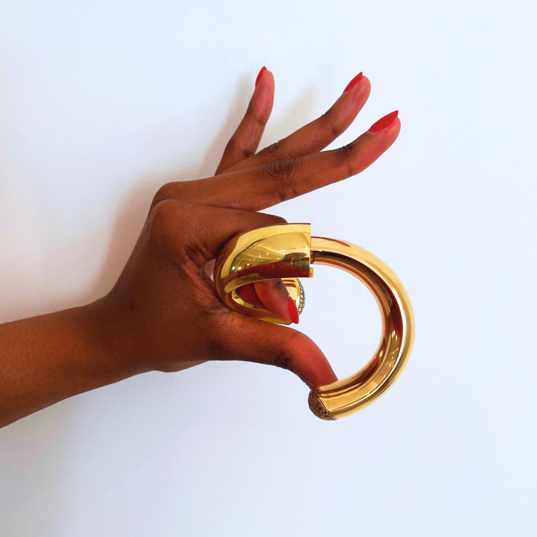 da uomo o donna Bracciale con diamanti e oro 18 carati  Bracciale in vendita