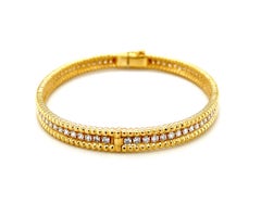 Bracciale con diamanti e oro giallo 18k, 1,95 carati totali