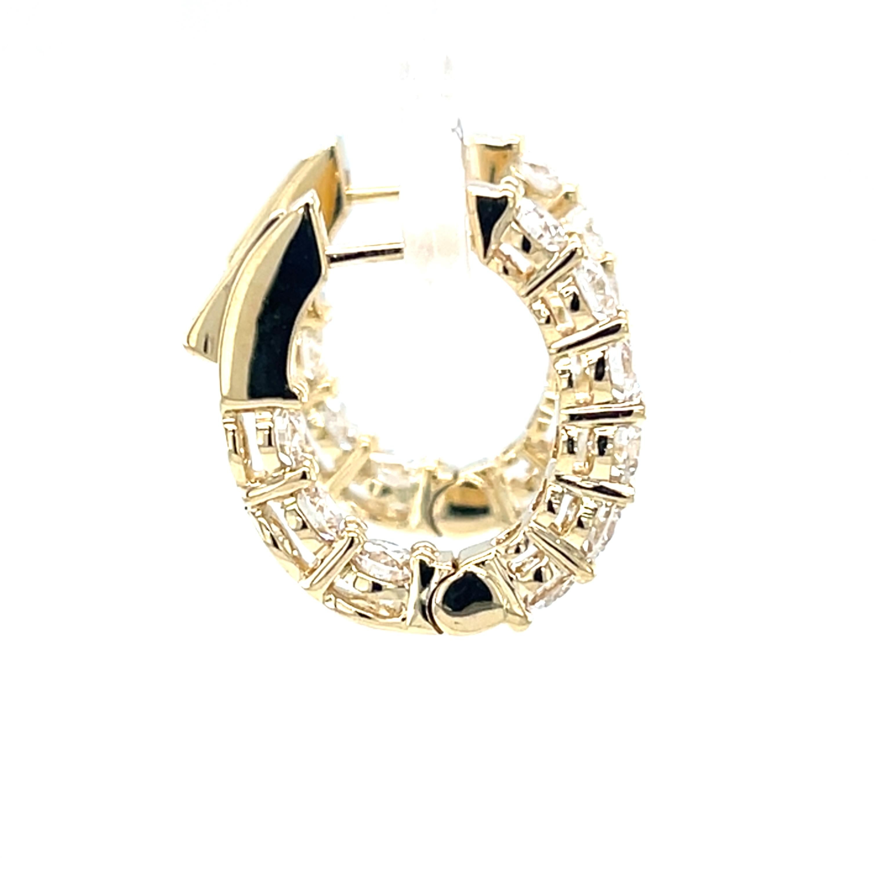 Diamond and 18k Yellow Gold 