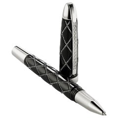 Diamond and Black Lacquer Pen