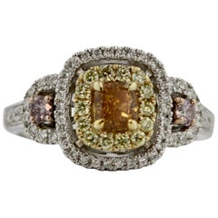 Diamond and Diamond Ring