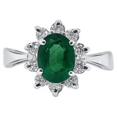 Diamond and Emerald Ring 