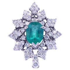 Diamond and Emerald Ring