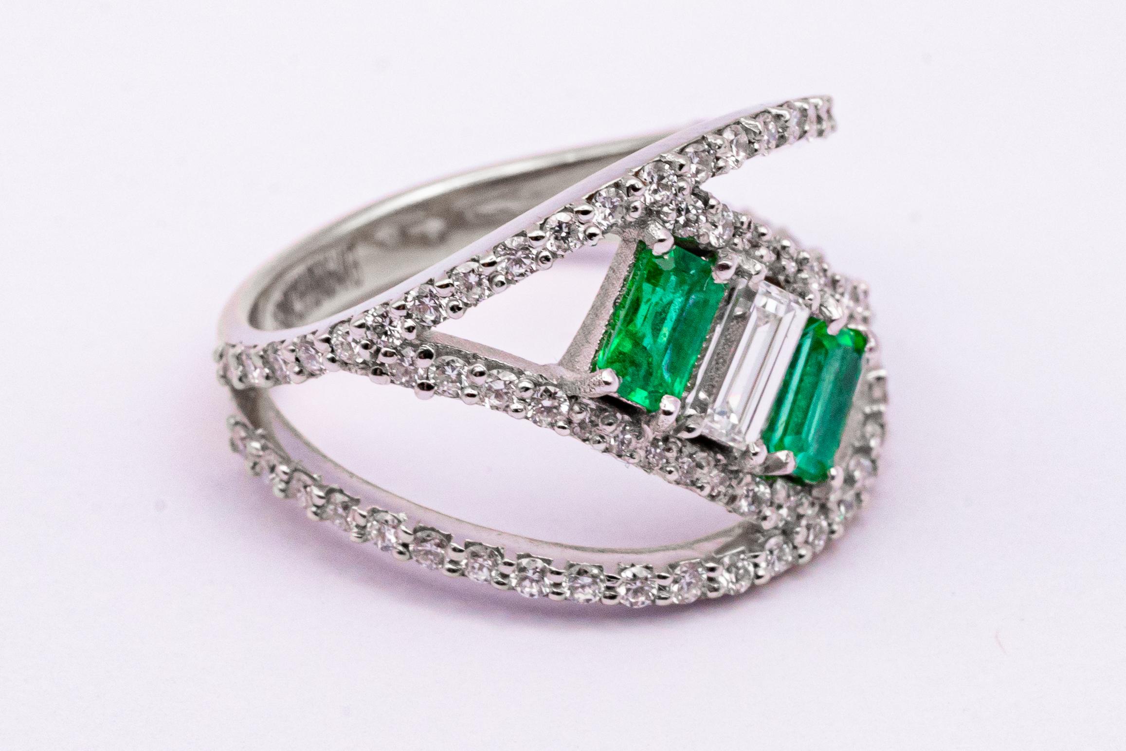 0.6 carat emerald cut diamond