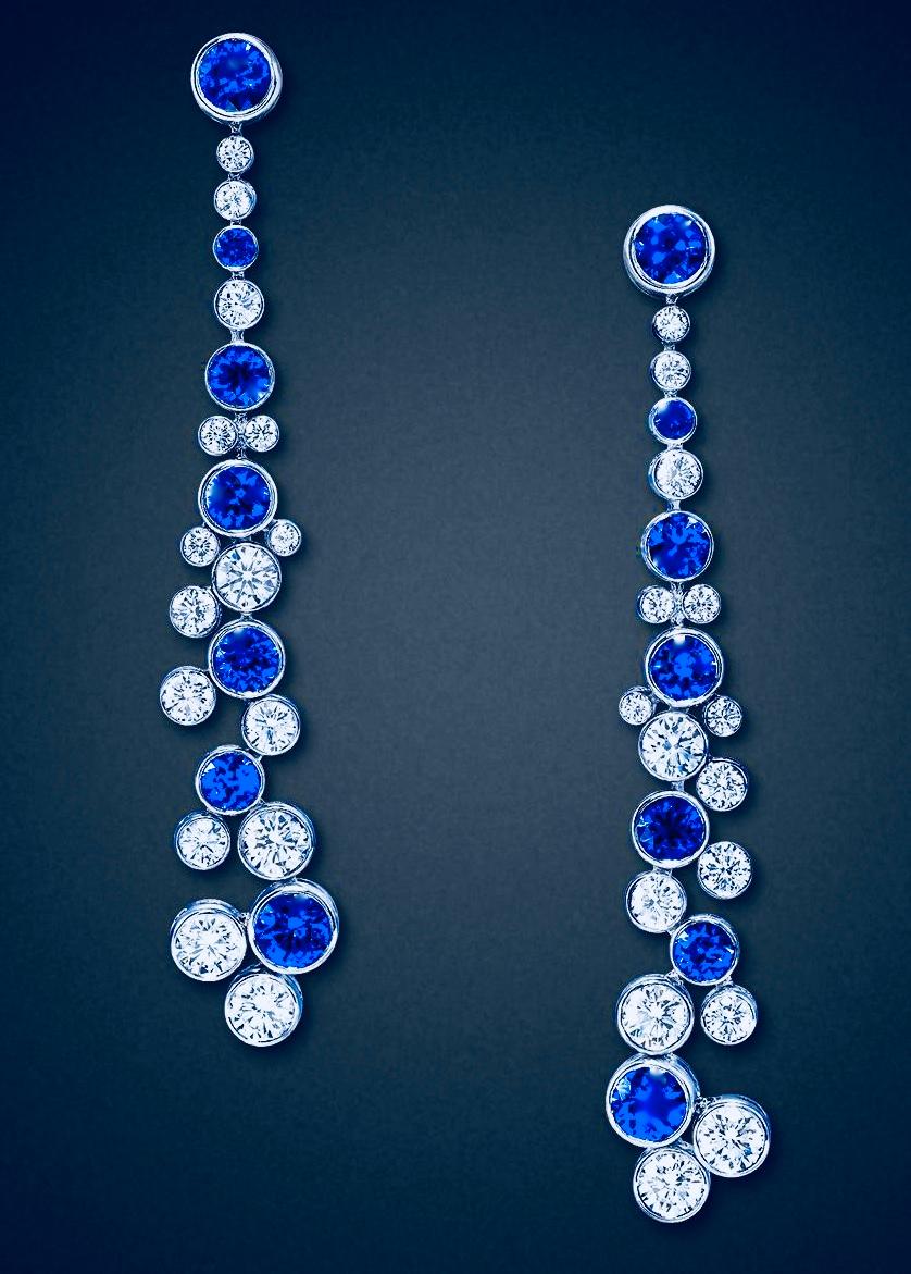 sapphire earrings london