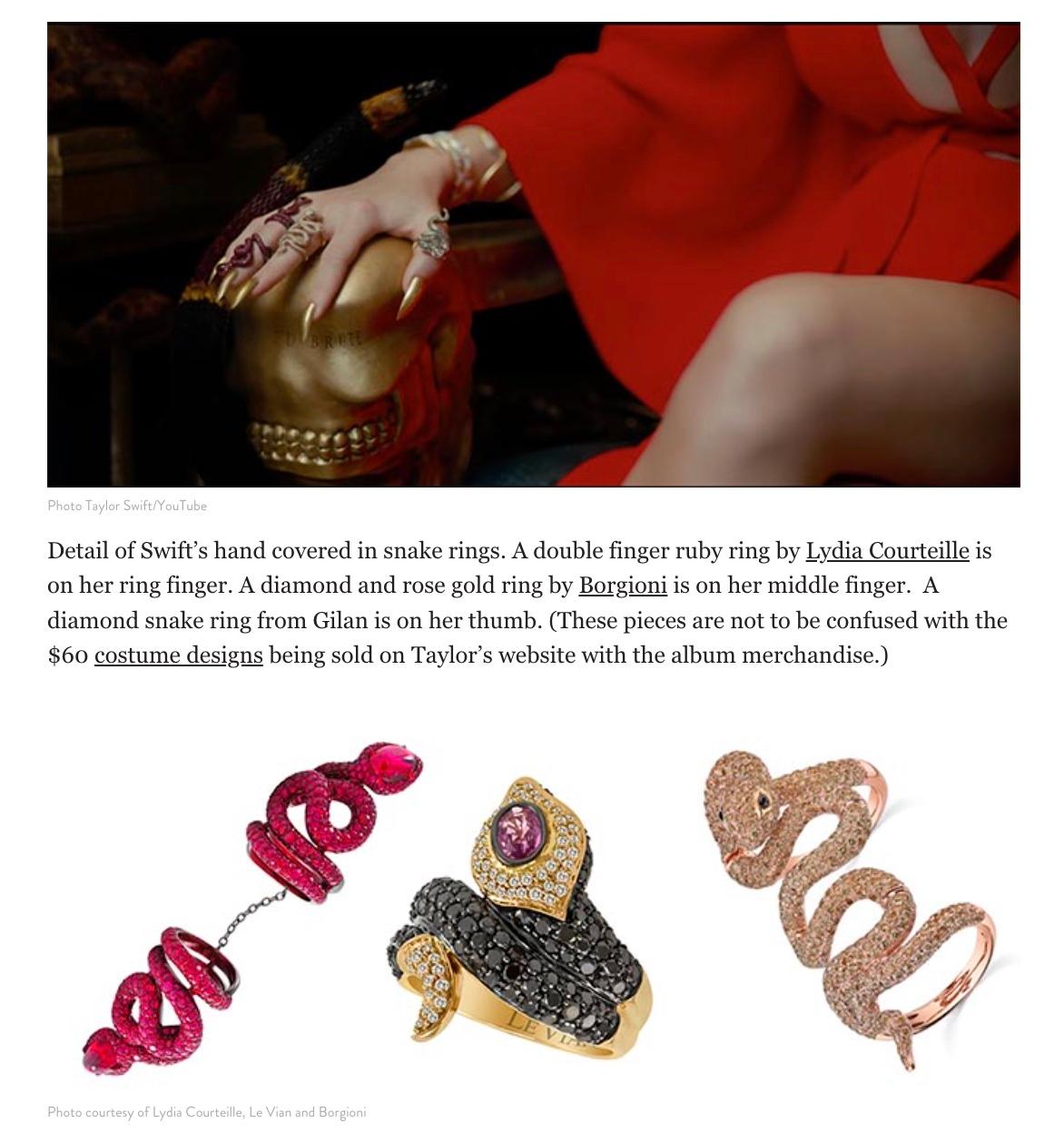 Egyptian Revival Lydia Courteille Diamond Garnet Rhodium 18k Gold Snake Bangle  For Sale