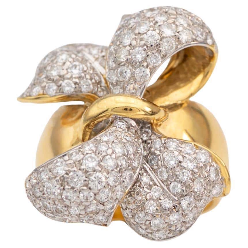Diamond Bow Statement Ring For Sale At 1stDibs diamond-bow-statement-ring-for-sale-at-1stdibs