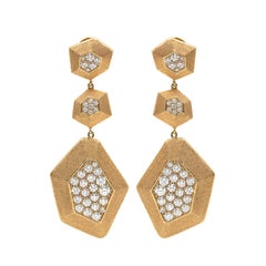 Diamant- und Goldohrringe von Mimi So