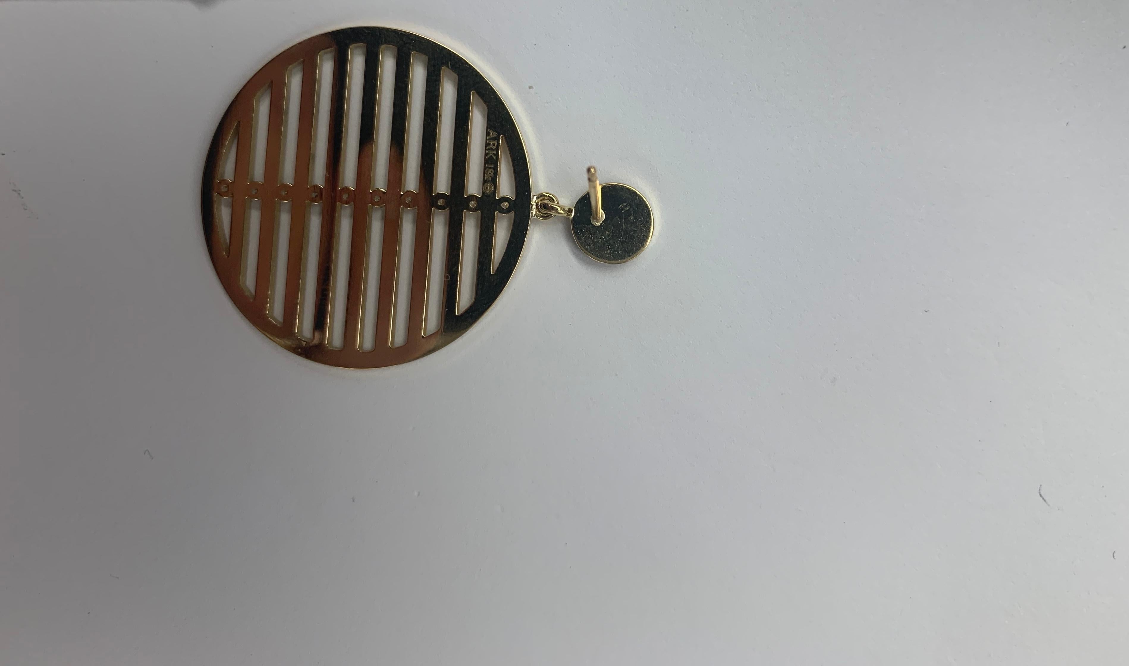 Diamond and Gold Earrings For Sale 2