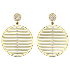 Diamond and Gold Earrings