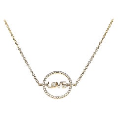 Diamant und Gold LOVE  Armband aus 18 K Gold