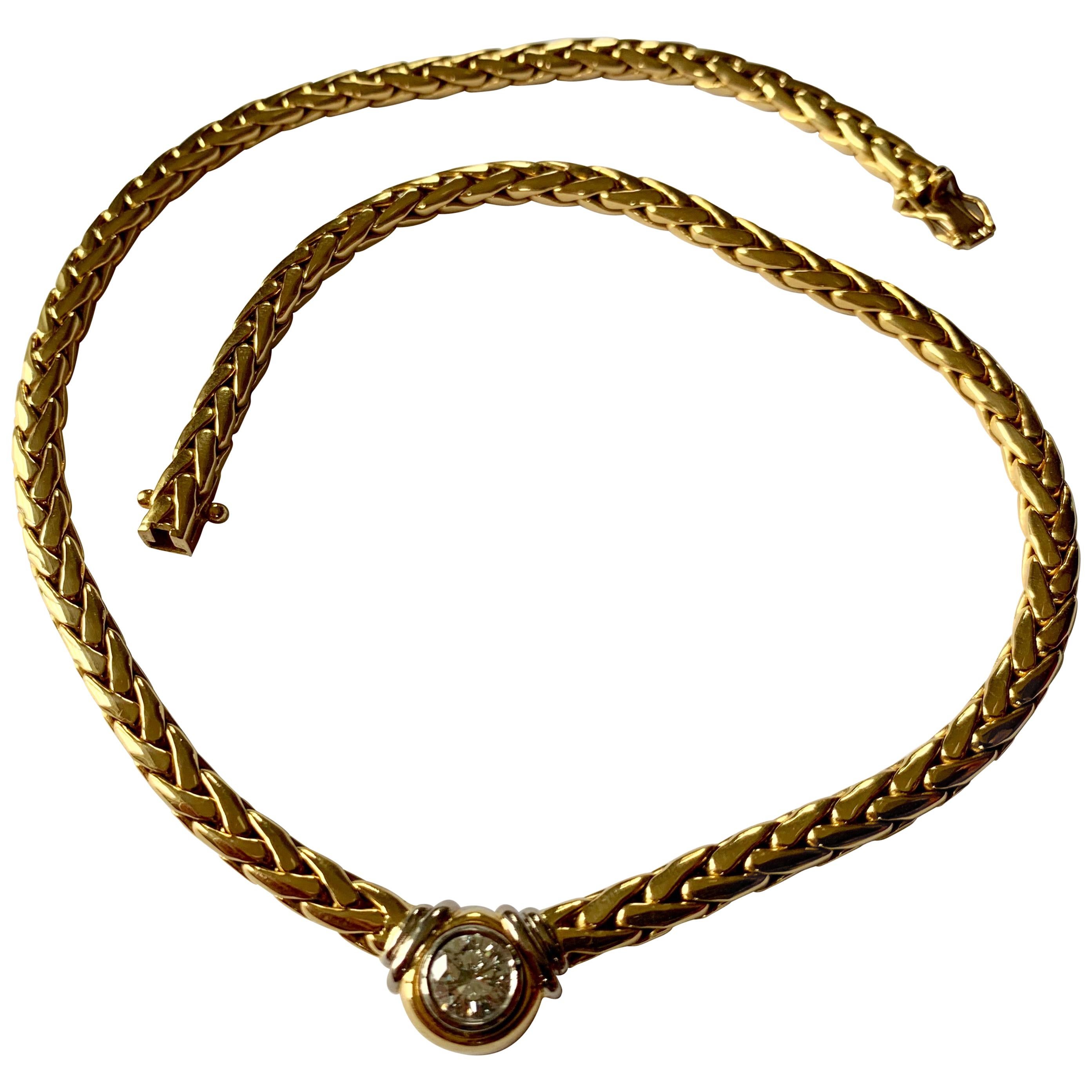 Diamond and Gold Necklace, Bucherer