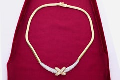 Diamond and Gold Necklace