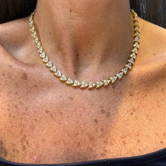 Collier en or et diamants