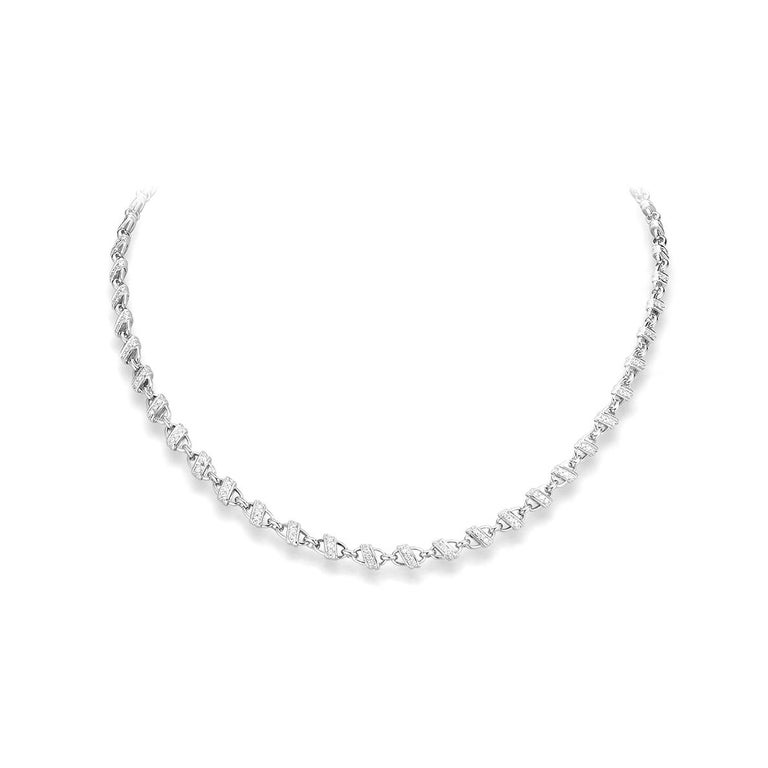 Diamond and Gold Necklace For Sale at 1stDibs