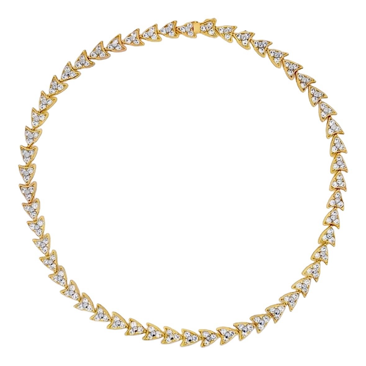 Diamond and Gold Necklace