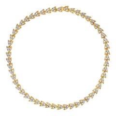 Diamond and Gold Necklace