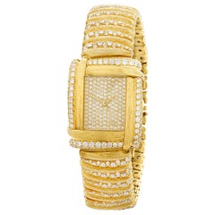 Vintage Diamond and Gold Sabi Watch by Henry Dunay