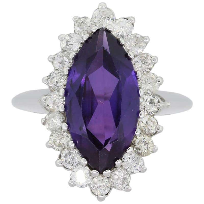 Vintage & Antique Amethyst Jewelry: Rings, Necklaces & More - For Sale ...