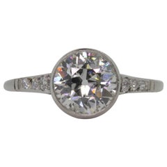 Diamond and Platinum Engagement Ring