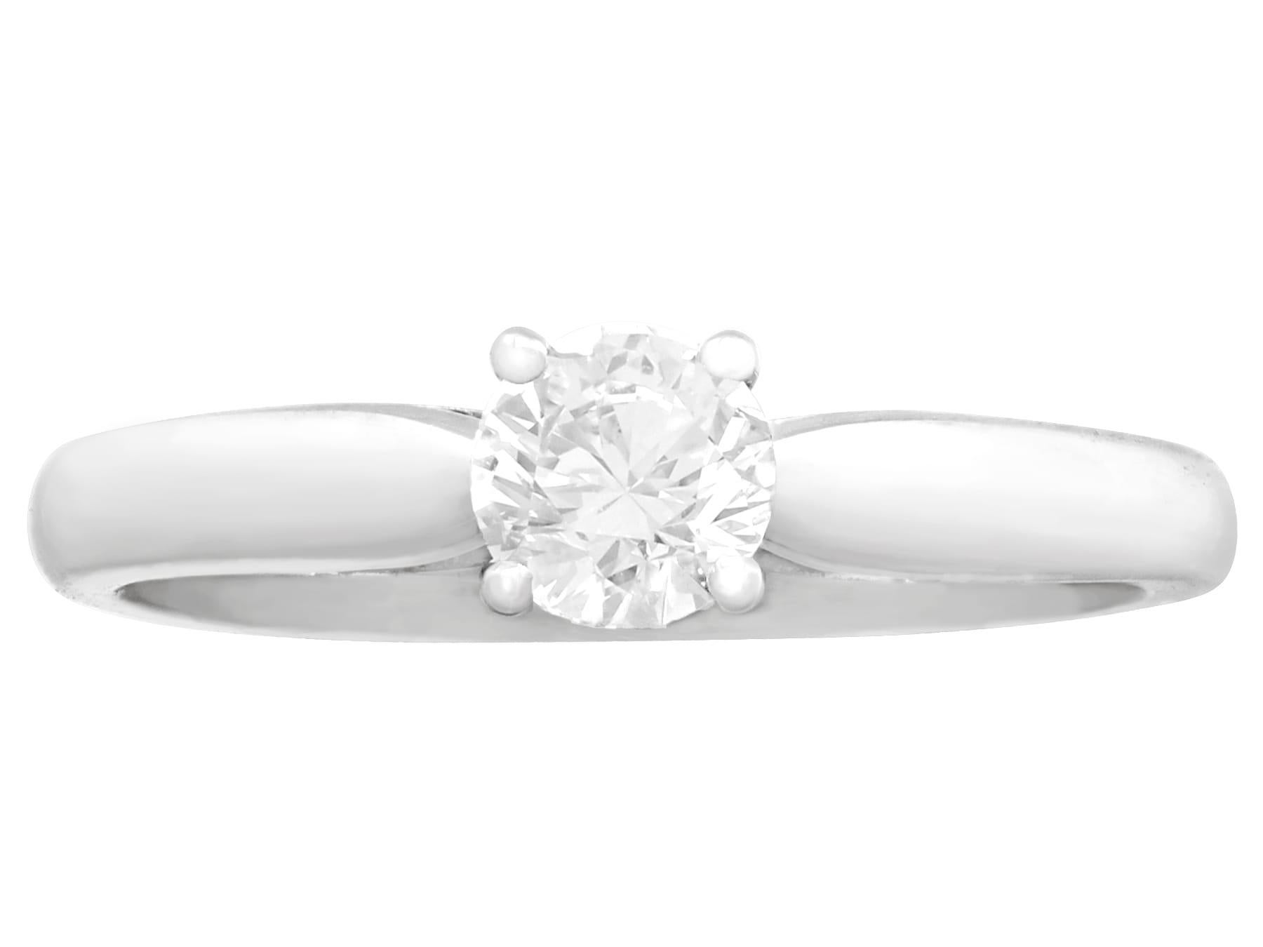platinum diamond solitaire engagement ring