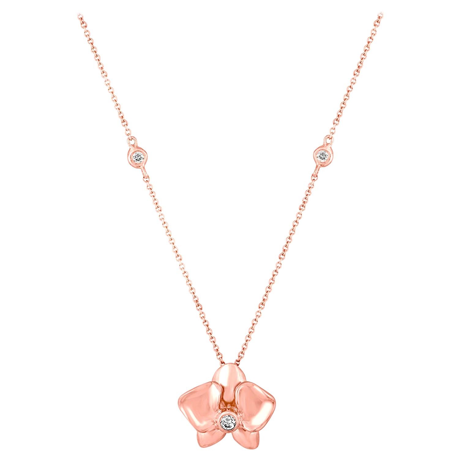 Foxtail Diamond Gold Chain Necklace at 1stDibs