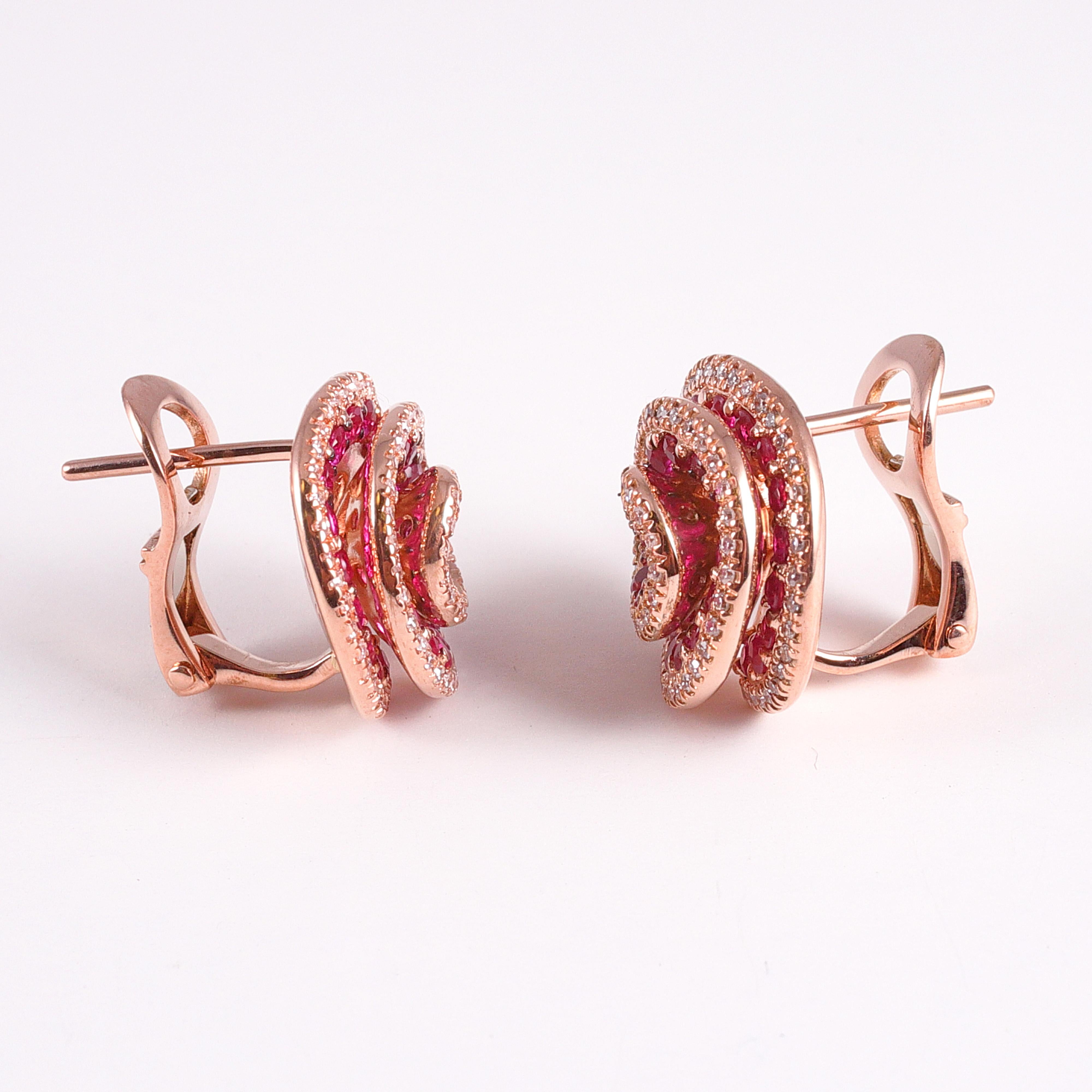 effy ruby and diamond earrings