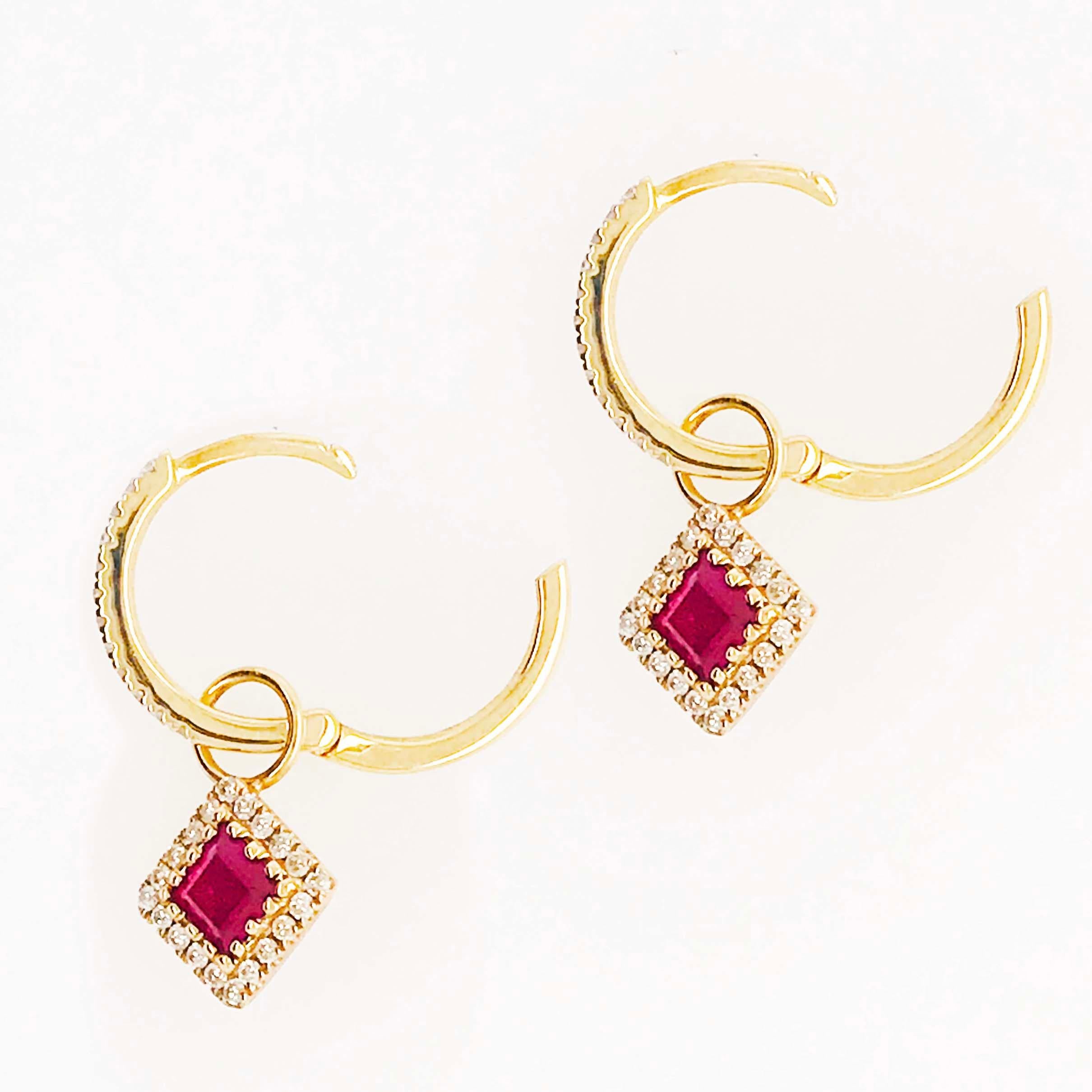 diamond earring charms for hoops