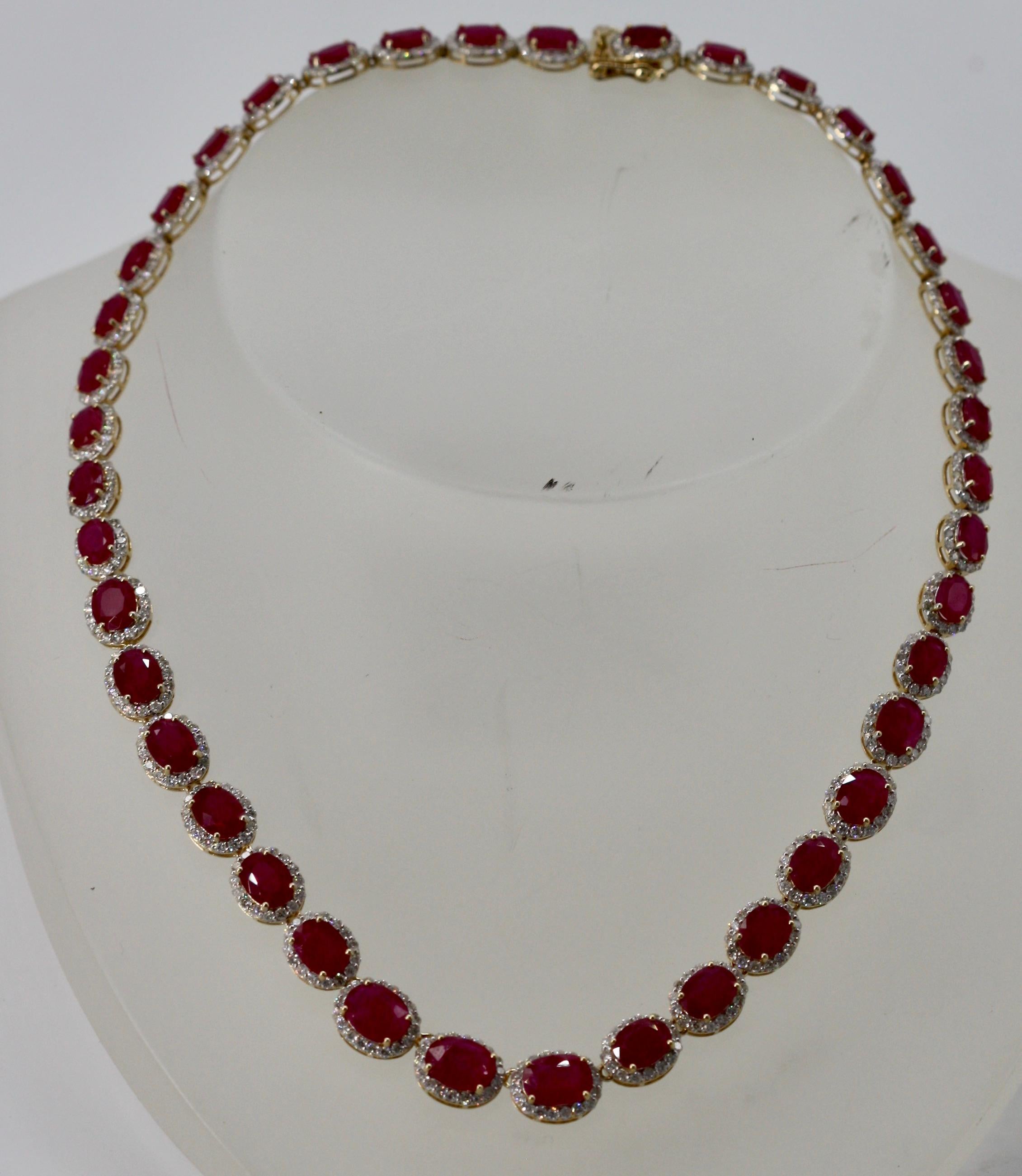 Ruby and oscar necklace deals