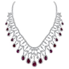 Diamond and Ruby Necklace 