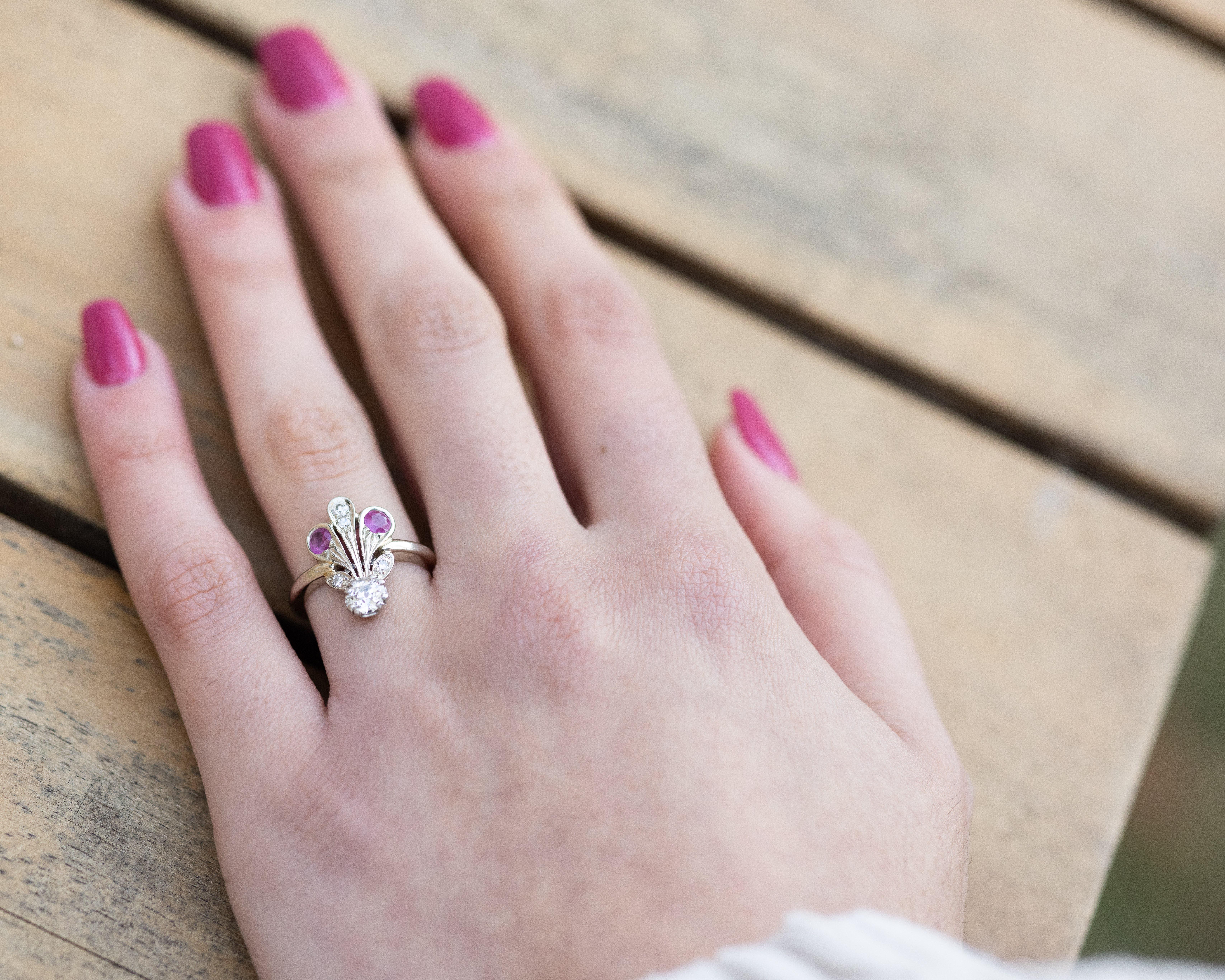 peacock diamond ring