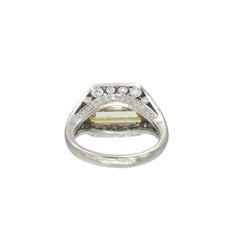 Diamond and Ruby Ring in Platinum