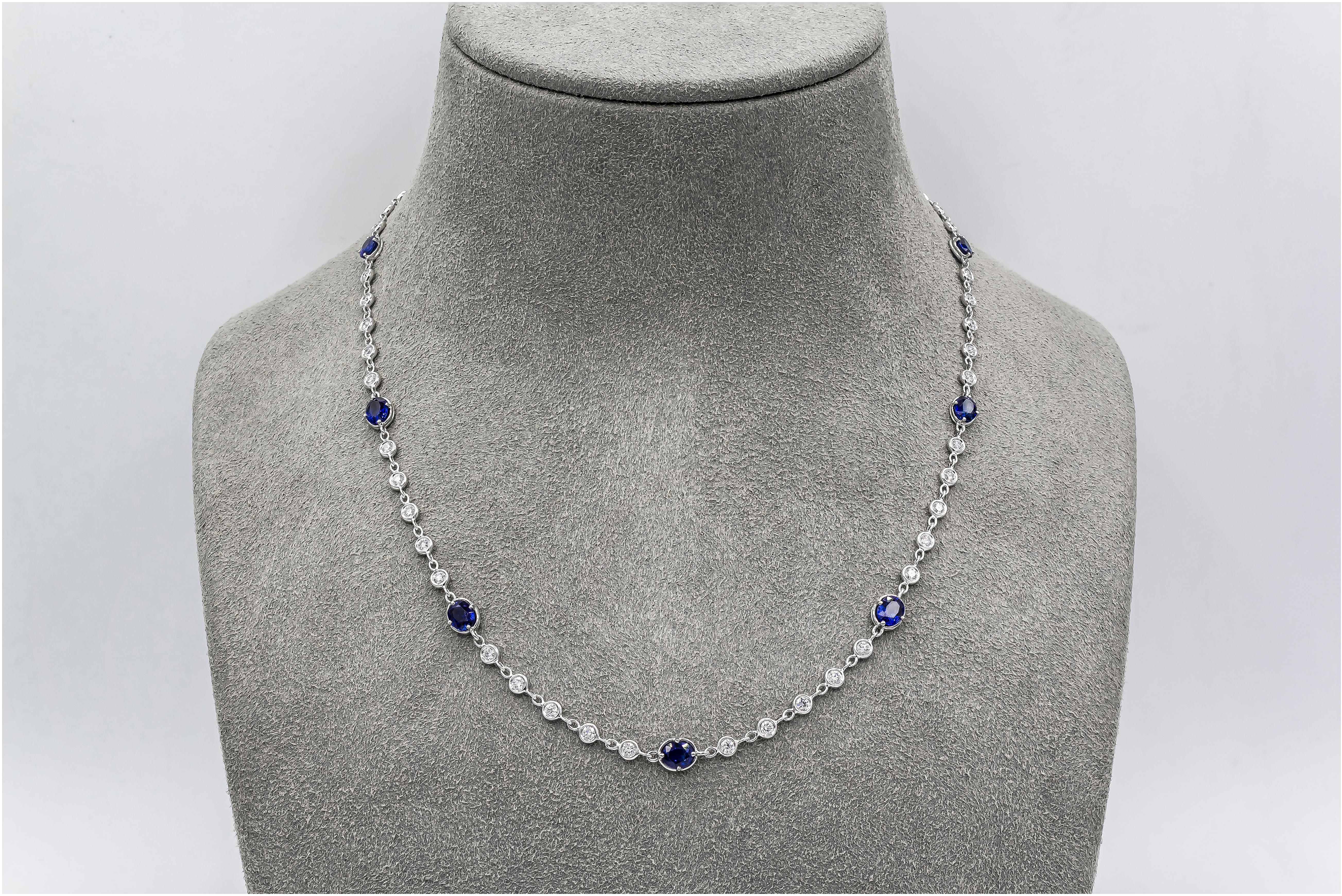 sapphire by the yard necklace