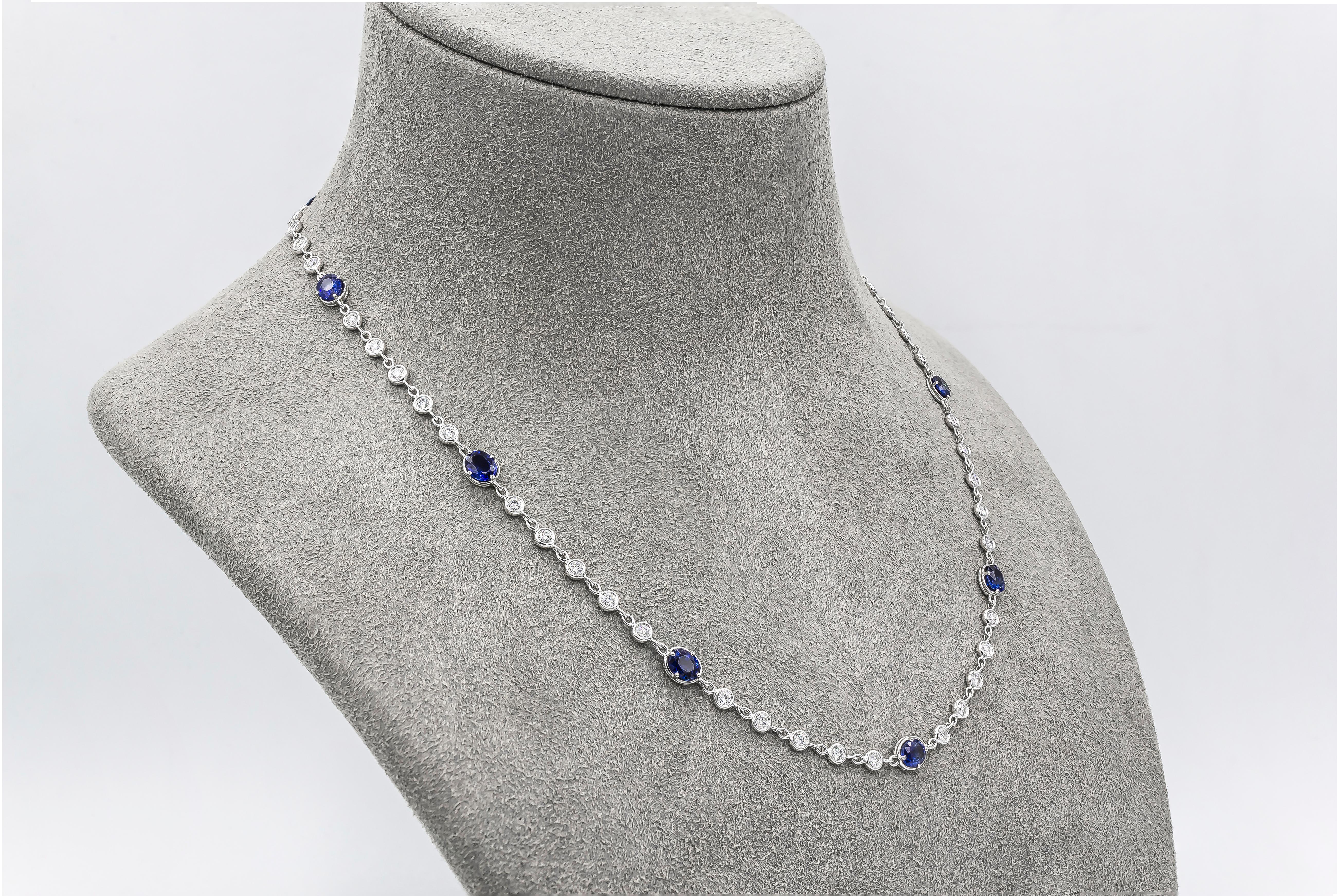 sapphires by the yard necklace