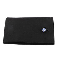 Diamond and Sapphire Chess Chain Cufflinks in Platinum