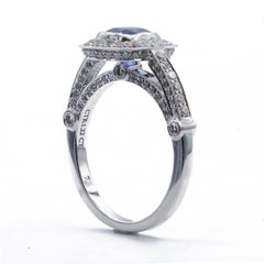 Diamond and Sapphire Gold Cocktail Ring