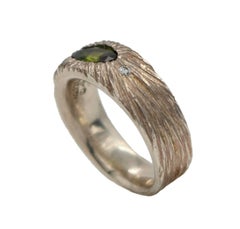 Diamond and Sapphire High Impact Ring