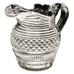 Diamant- und Stufenschliff-Regency-Krug