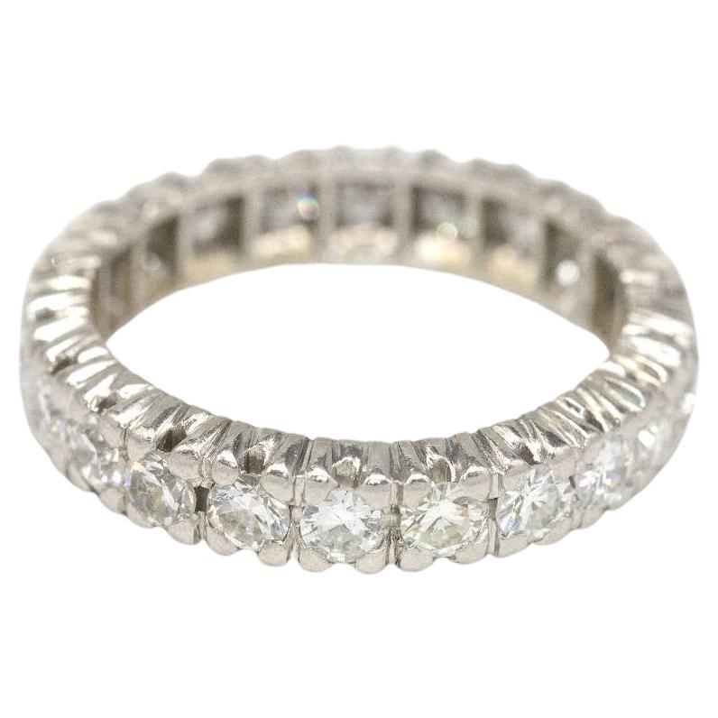 Diamond and White Gold ALLIANCE Ring