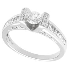 Diamond and White Gold Cocktail Ring