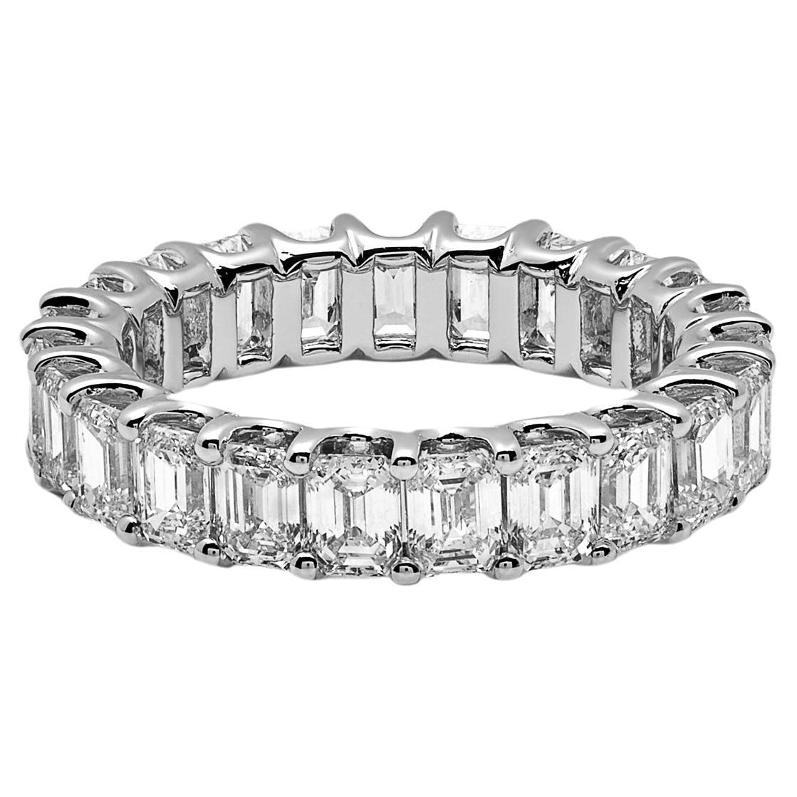 Diamond and White Gold Eternity Band