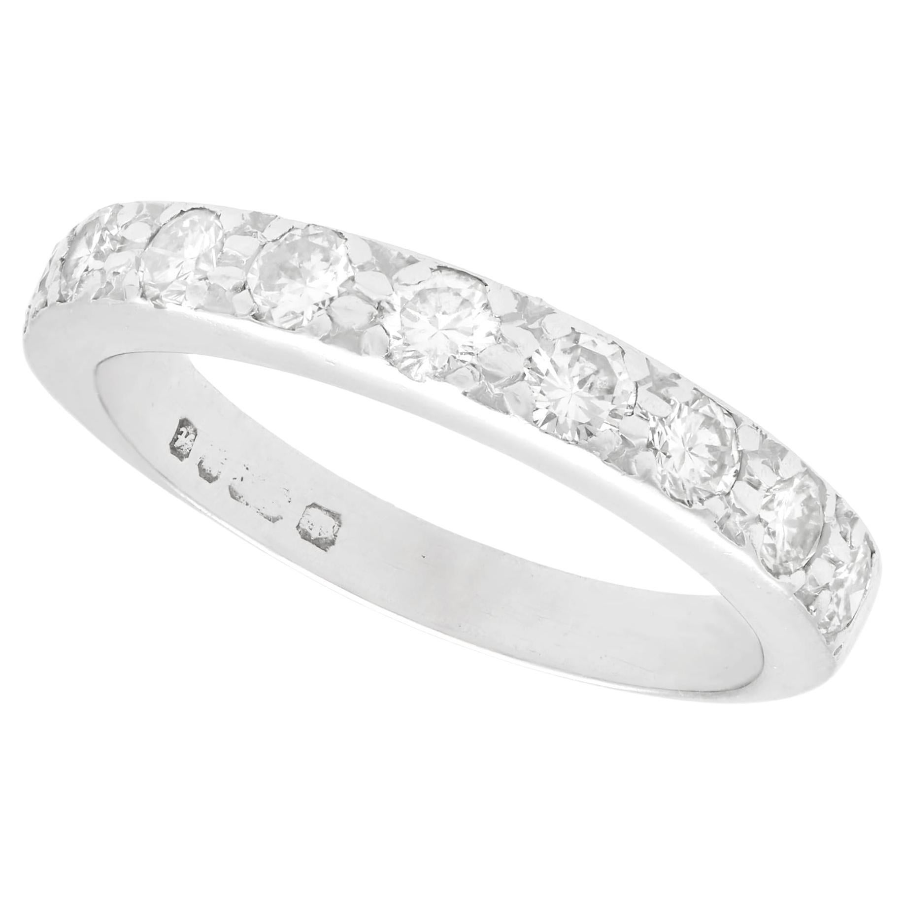 Customizable Diamond Half Eternity Ring For Sale at 1stDibs